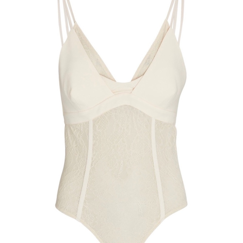 JONATHAN SIMKHAI  lace bodysuit Size S